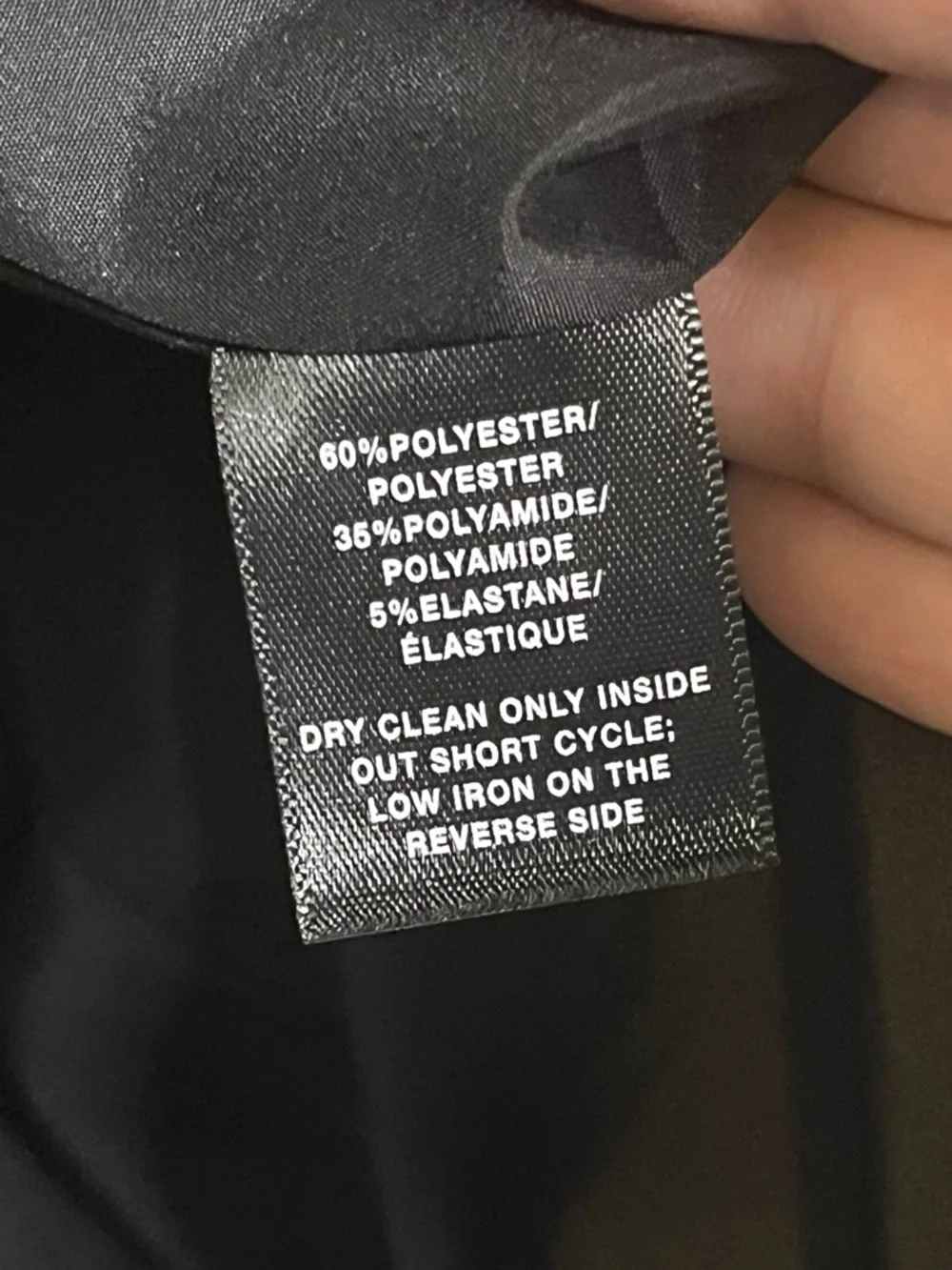 Lafayette 148 New York Women’s Size M Black Longline Open-Front Blazer Plaid - Picture 4 of 7